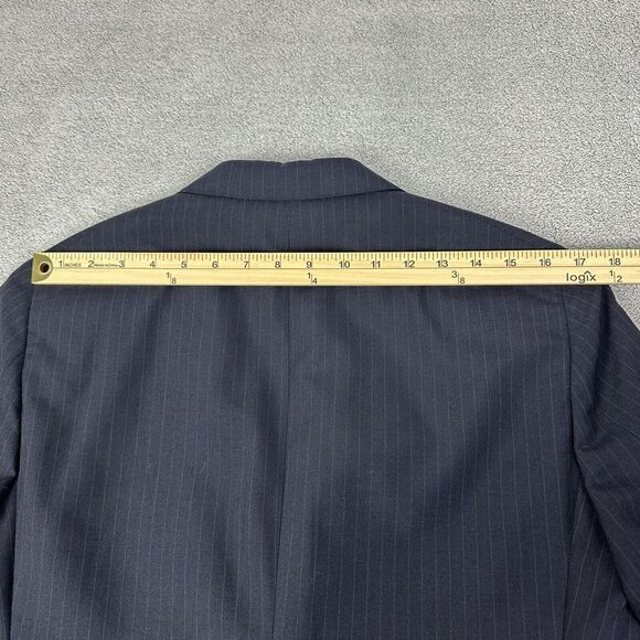Vintage Brooks Brothers Blazer Men 39L Navy Pinstripe Brooksgate Sport Coat USA - Picture 9 of 12